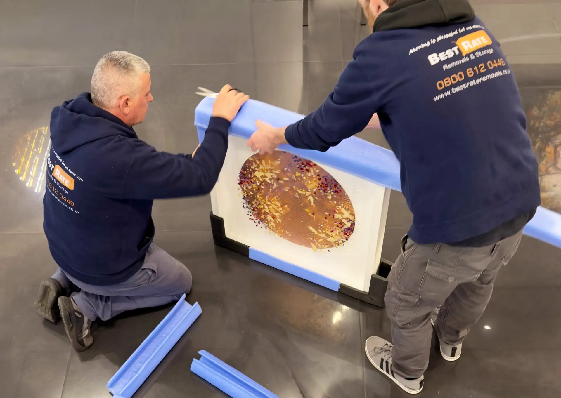Fine art collection handling